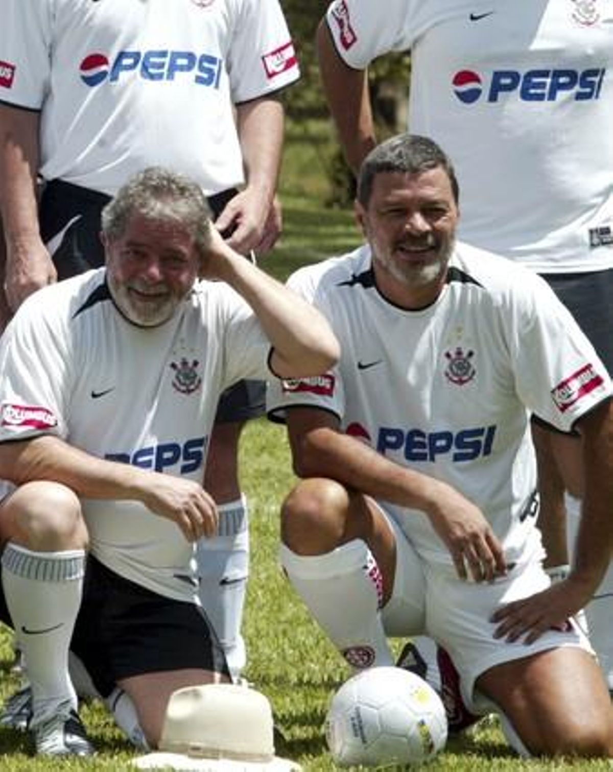 Sócrates Oliveira amb l’expresident del Brasil Lula da Silva.