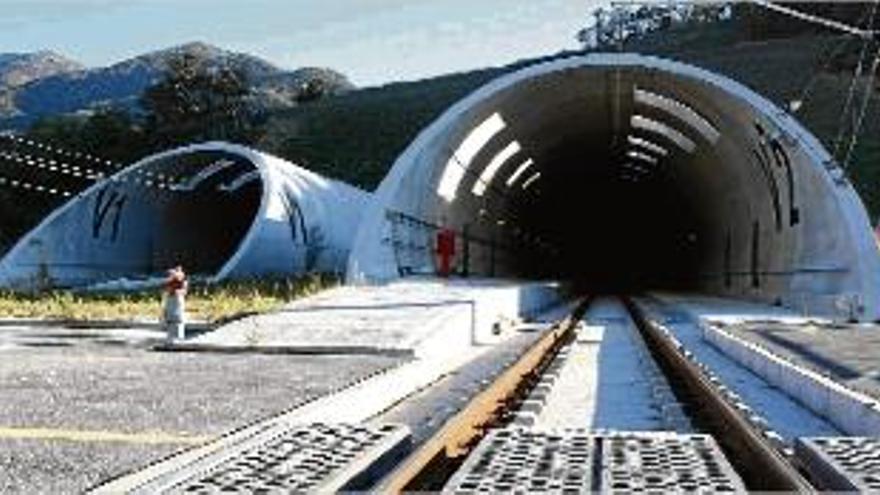 El túnel del Pertús, per als trens d&#039;alta velocitat, en una imatge d&#039;arxiu.