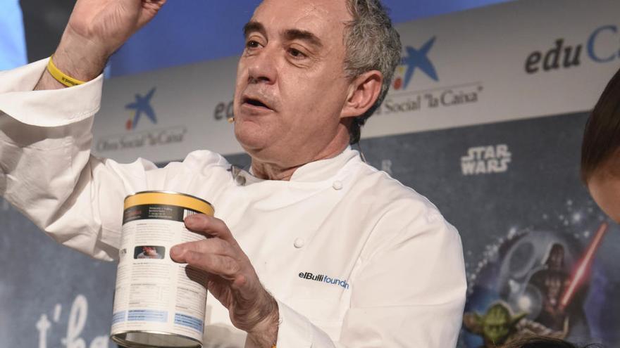 Ferran Adrià cuina plats saludables amb els més menuts a l´Oceanogràfic de València