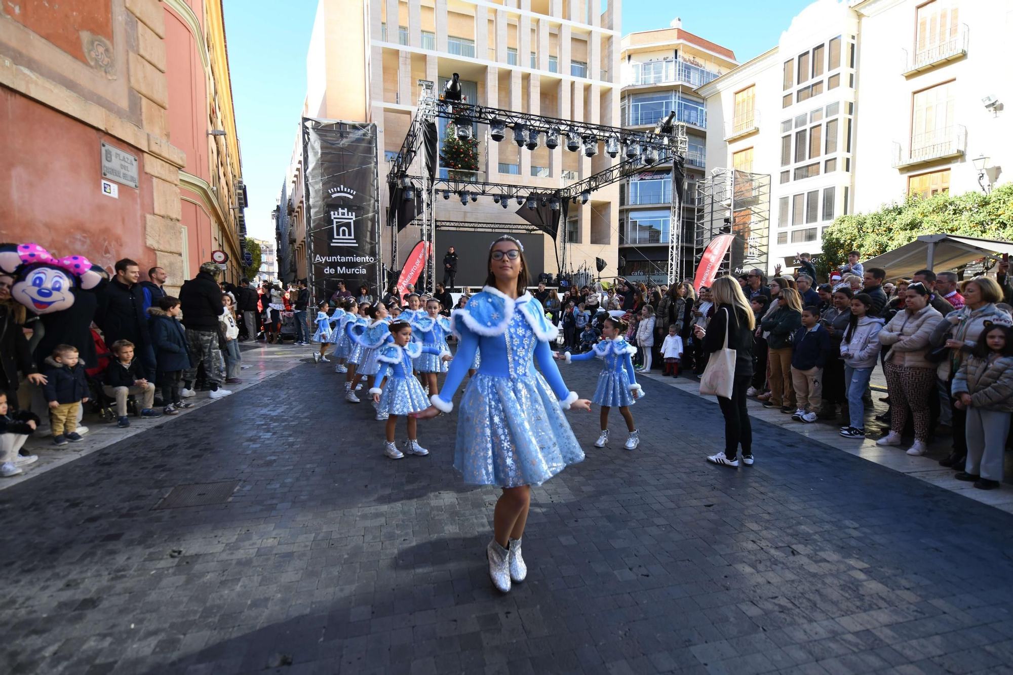 Las mejores imágenes del desfile de Papá Noel en Murcia