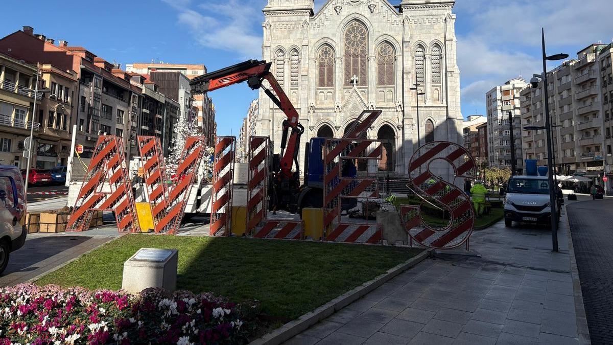 Las "letronas" de la Navidad en Avilés