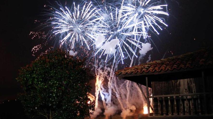 Una de las figuras de los fuegos artificiales del año pasado.