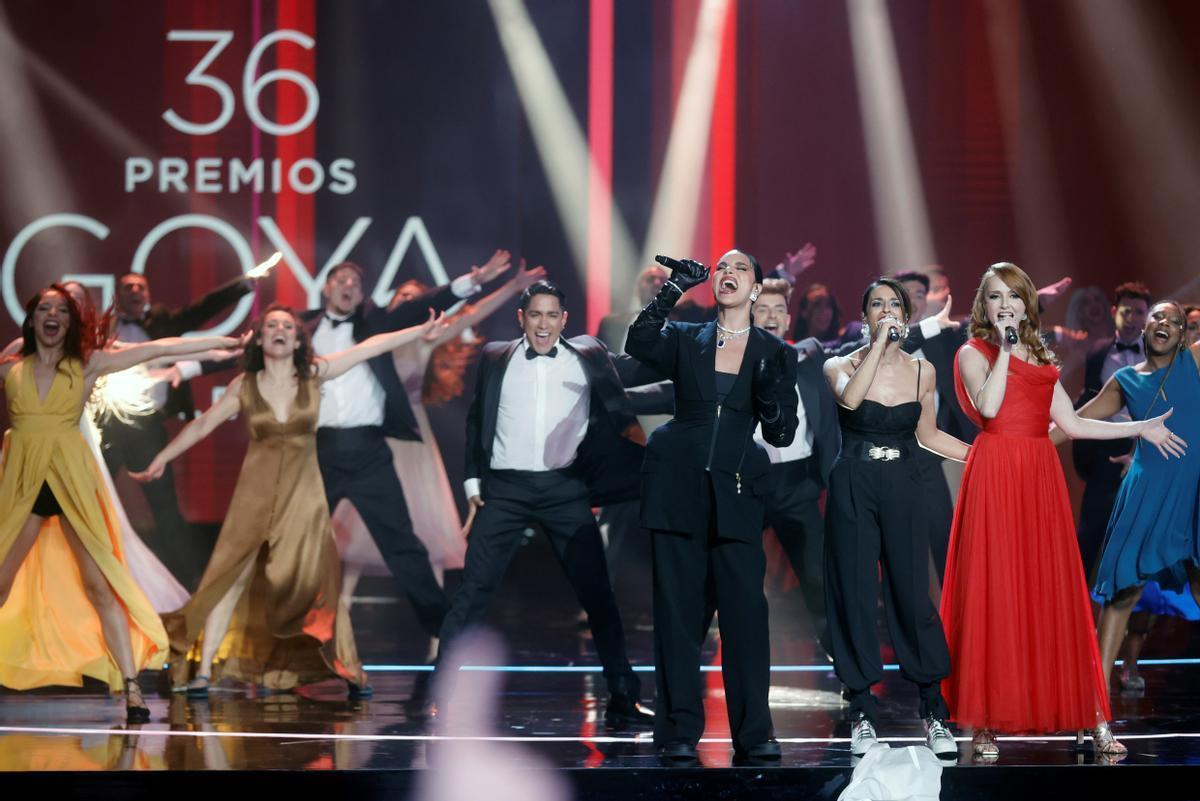 Las mejores imágenes de la gala de los Premios Goya 2022