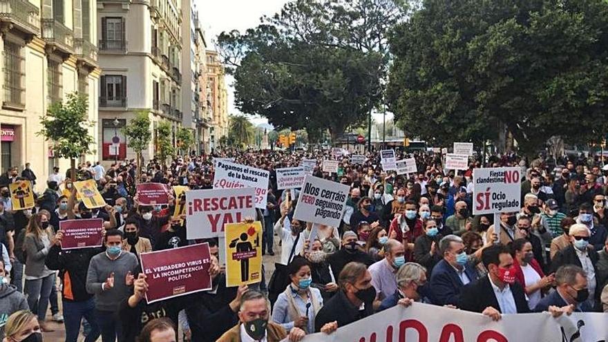 Los hosteleros ya se echaron a la calle en noviembre pasado. | L.O.