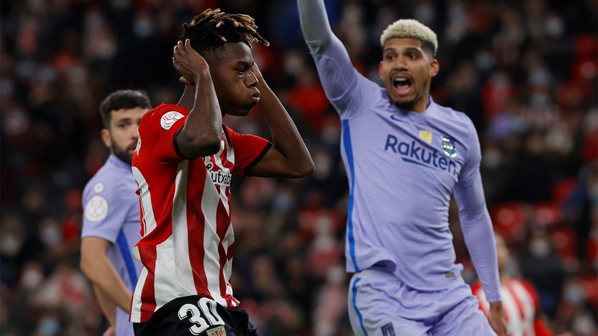 Athletic - FC Barcelona | La conexiones entre los hermanos Williams que casi terminan en gol