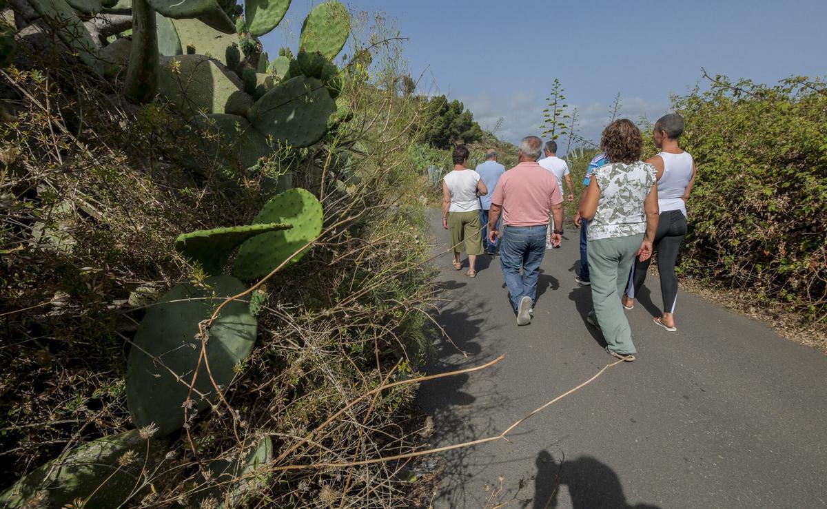 Vecinos de La Milagrosa advierten del riesgo de un tramo de carretera