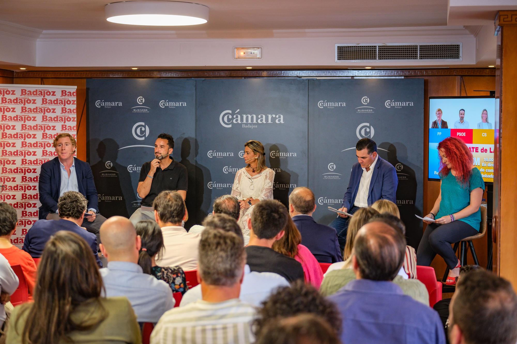 Así se desarrollo el debate electoral de La Crónica de Badajoz