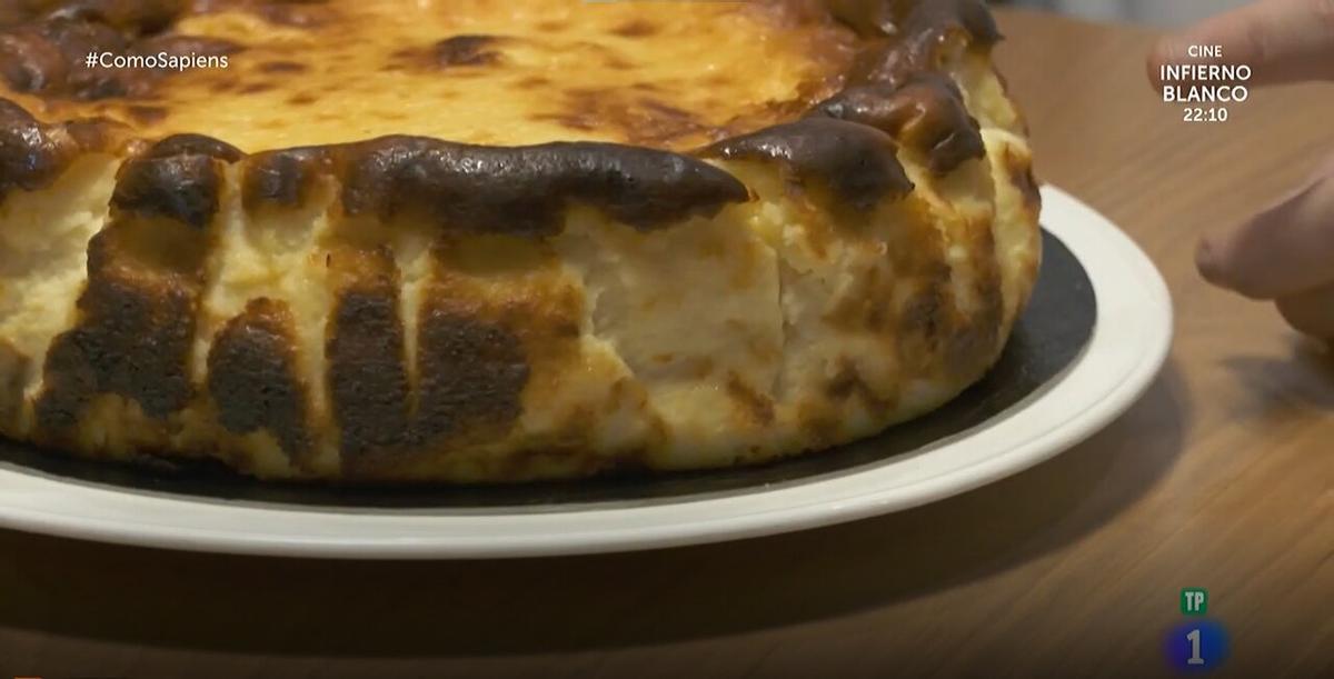 Tarta de queso del restaurante La Viña