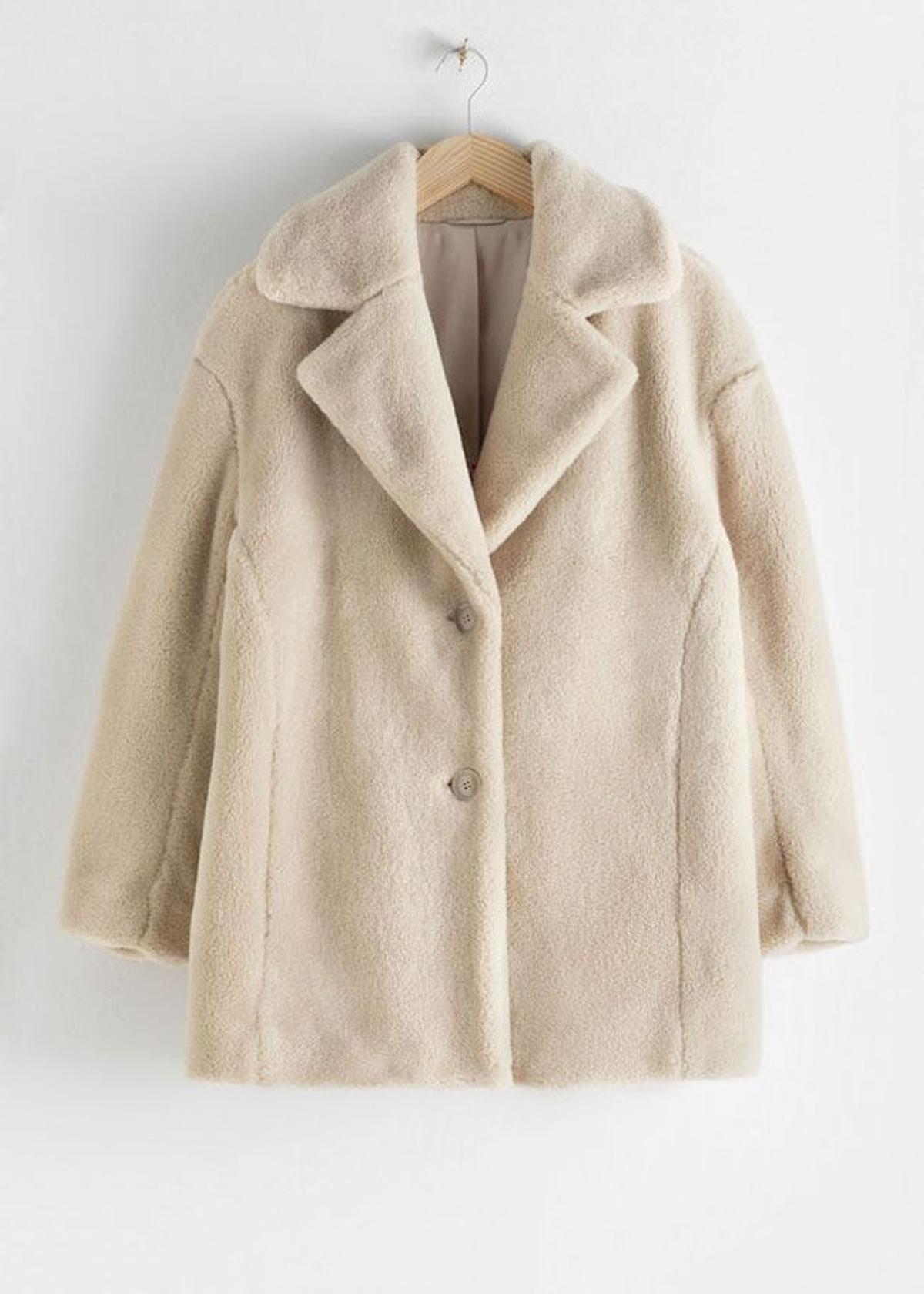 Chaqueta de pelo con solapas, de & Other Stories