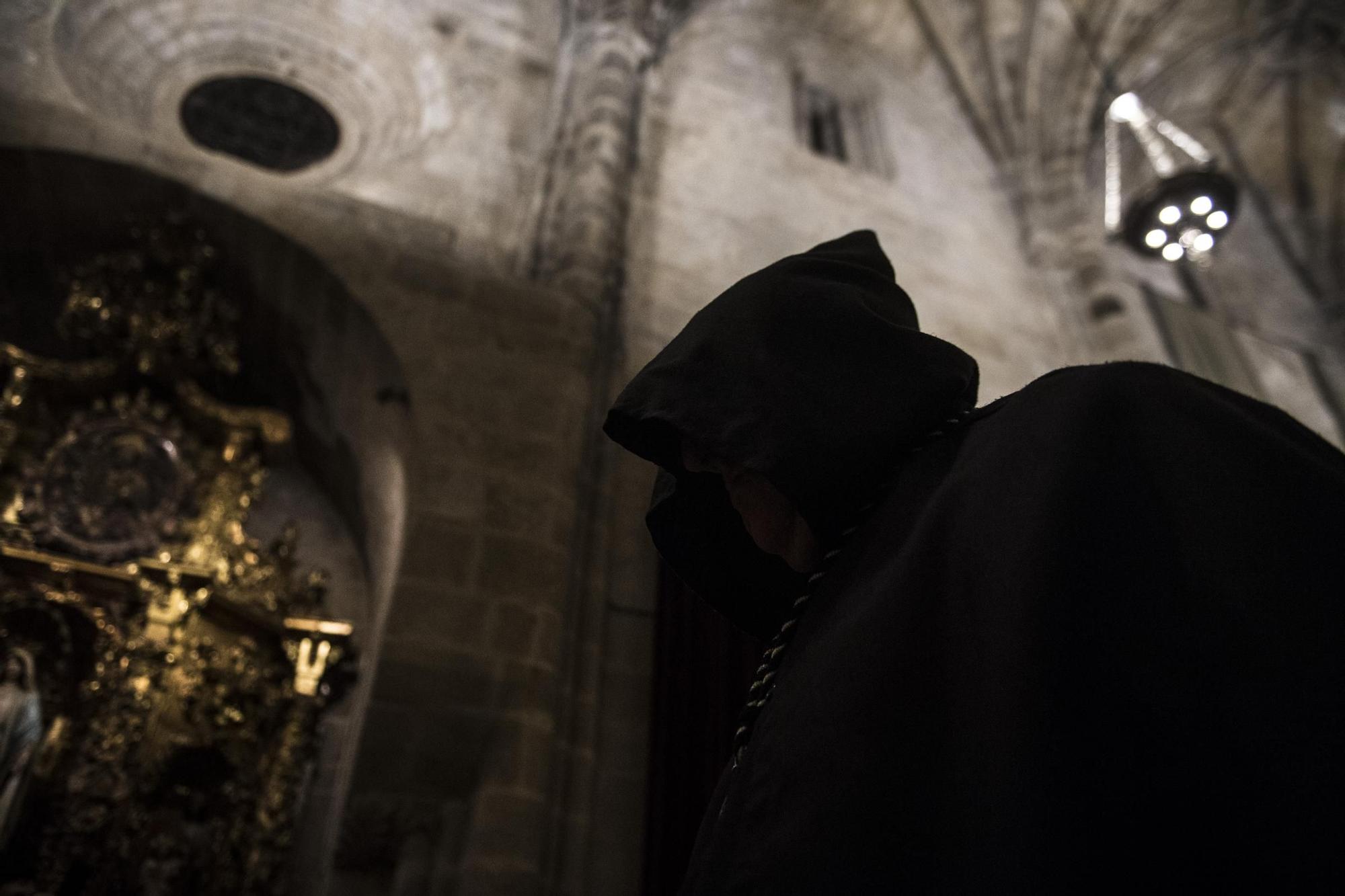 El Cristo Negro de Cáceres no pudo con lluvia