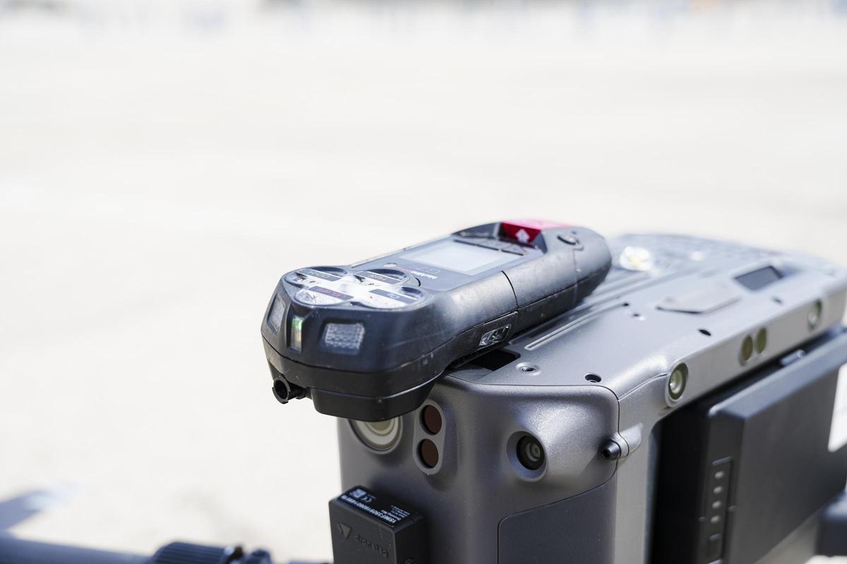 El sensor incorporado en los drones del Port de Tarragona.