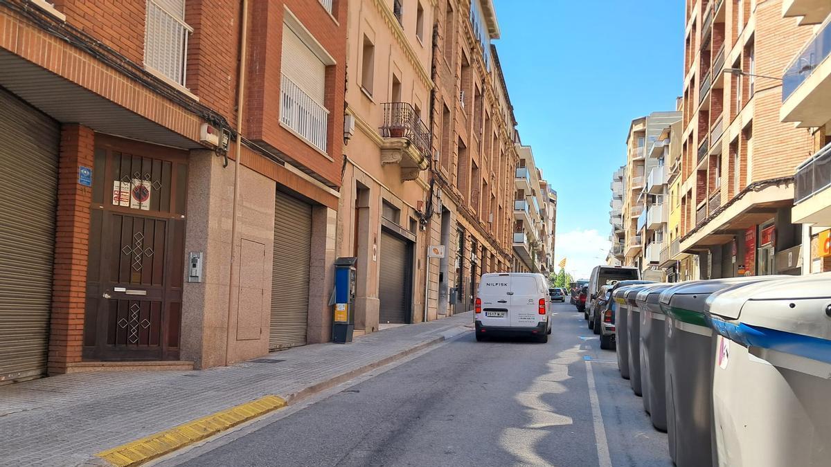 Tram del carrer de Saclosa que protagonitza una de les actuacions d'enguany