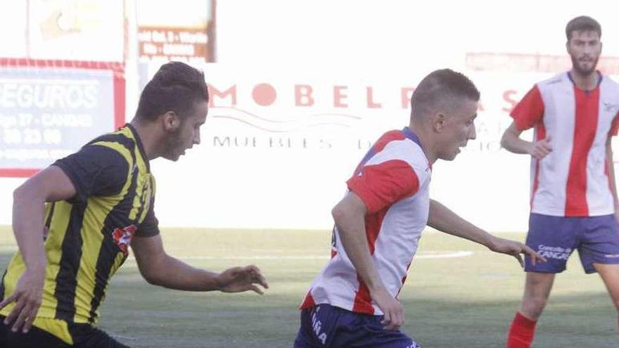 El Alondras perdió en Bouzas su primer partido con Nacho. // S.A.