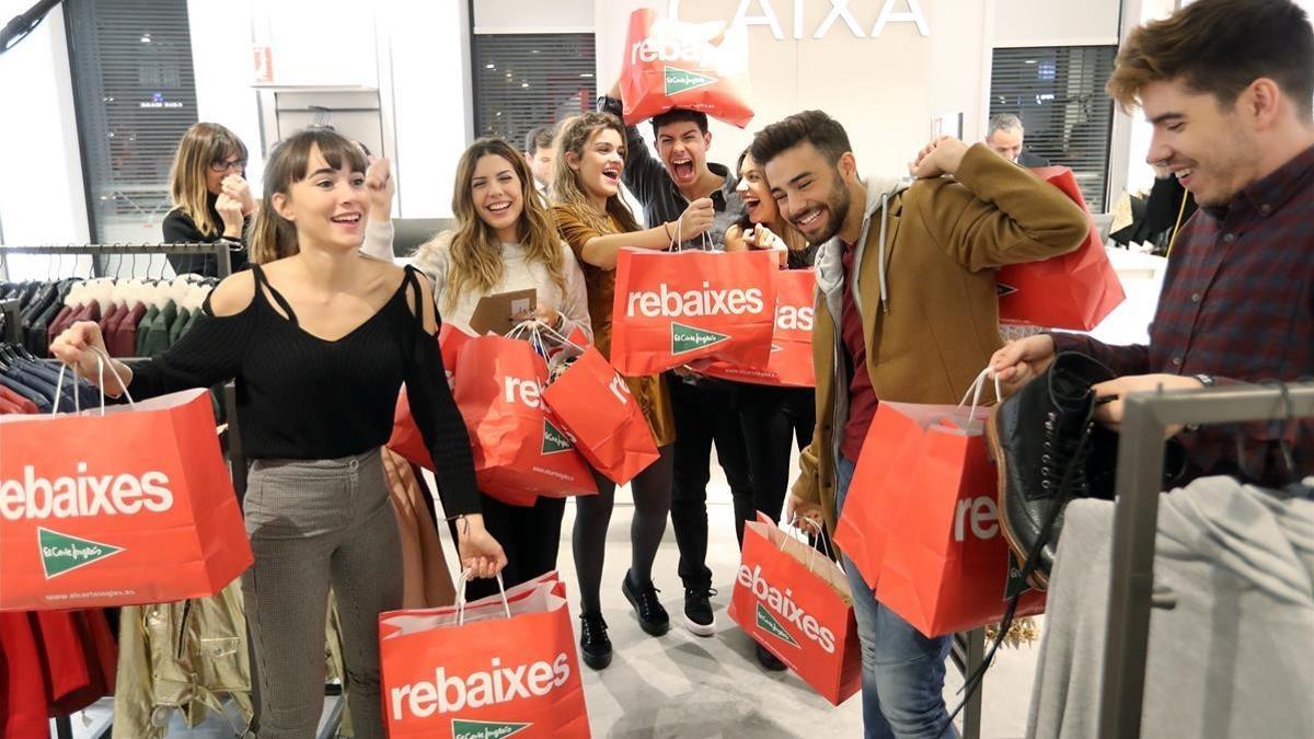 Los concursantes de 'Operación Triunfo', de rebajas en El Corte Inglés