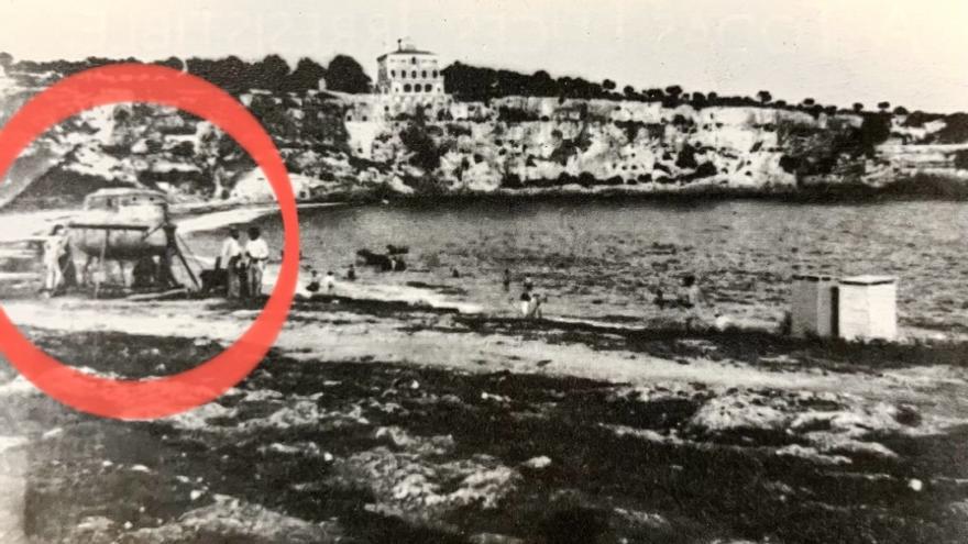 Un submarino en el Porto Cristo de 1915