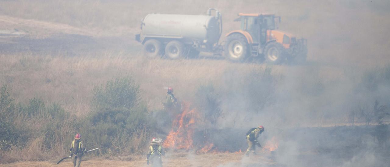 Incendio de unas granjas en 2020. Bernabé/Ana Agra