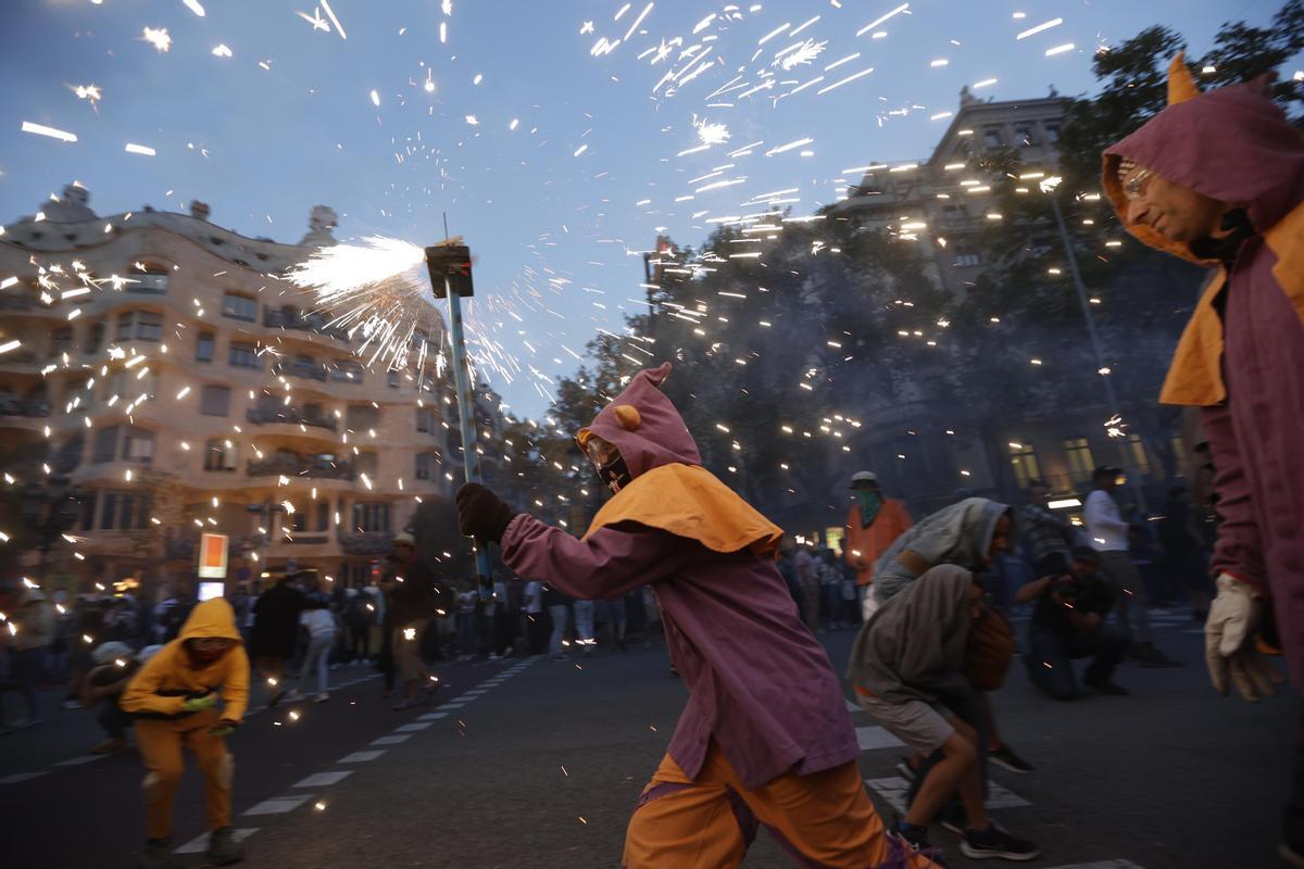 El correfoc de la Mercè, en imágenes