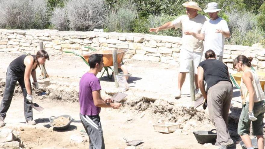 Vinaròs halla un fragmento de muralla del poblado ibero