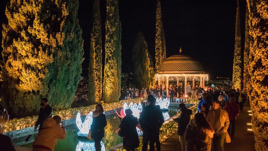 El espectáculo de luces de Navidad del Jardín Botánico de Málaga ya tiene fecha de inicio