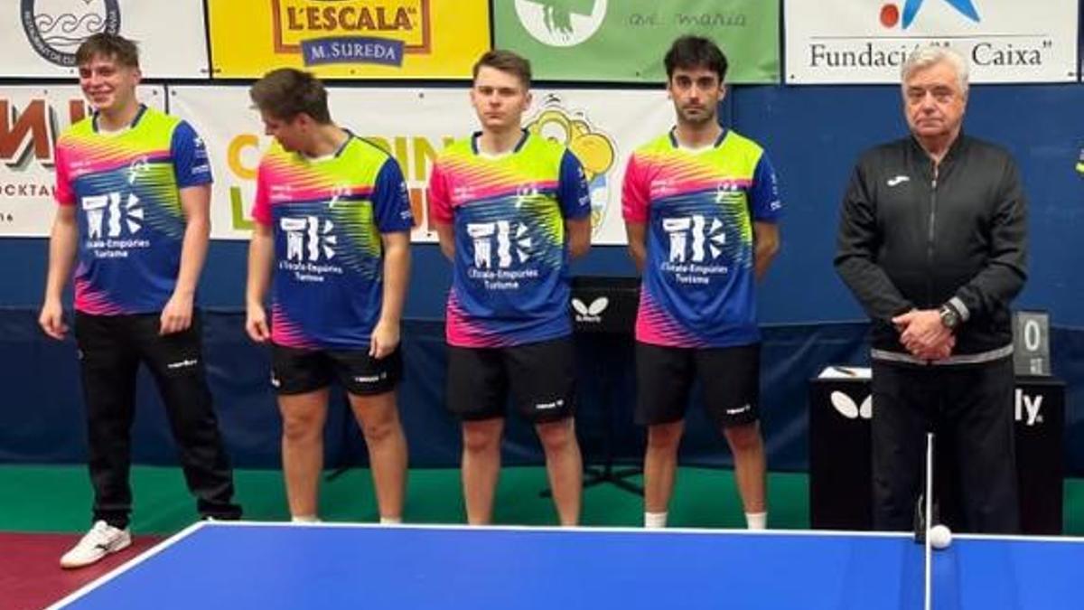 Els palistes del CER pel partit.