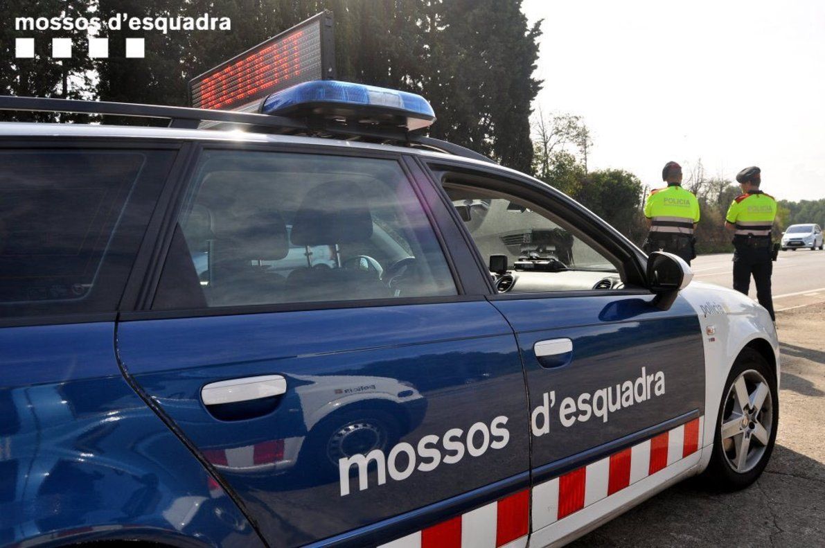 Un vehicle dels Mossos d'Esquadra