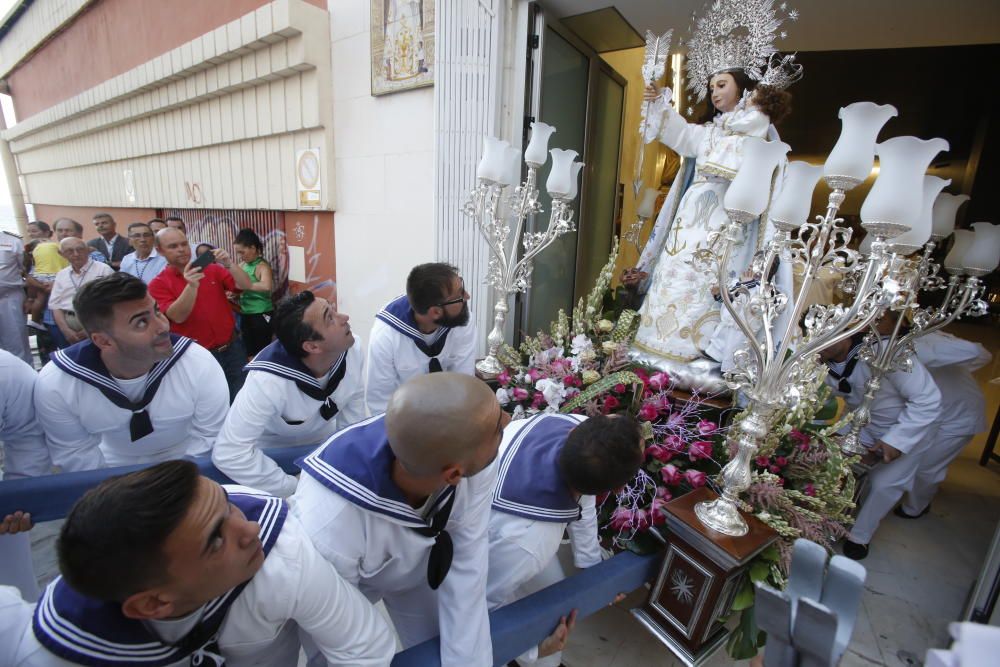 Procesión en honor a la Virgen del Socorro