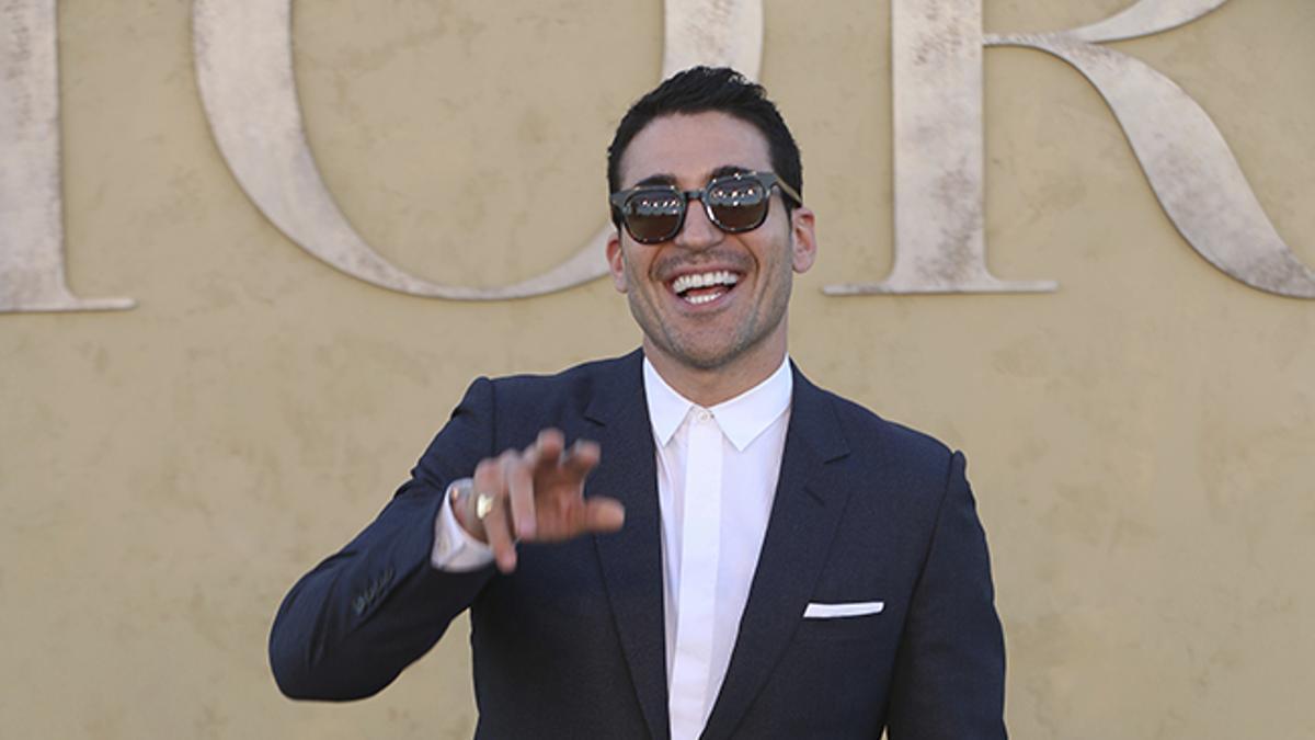 Miguel Angel Silvestre en el desfile de Dior