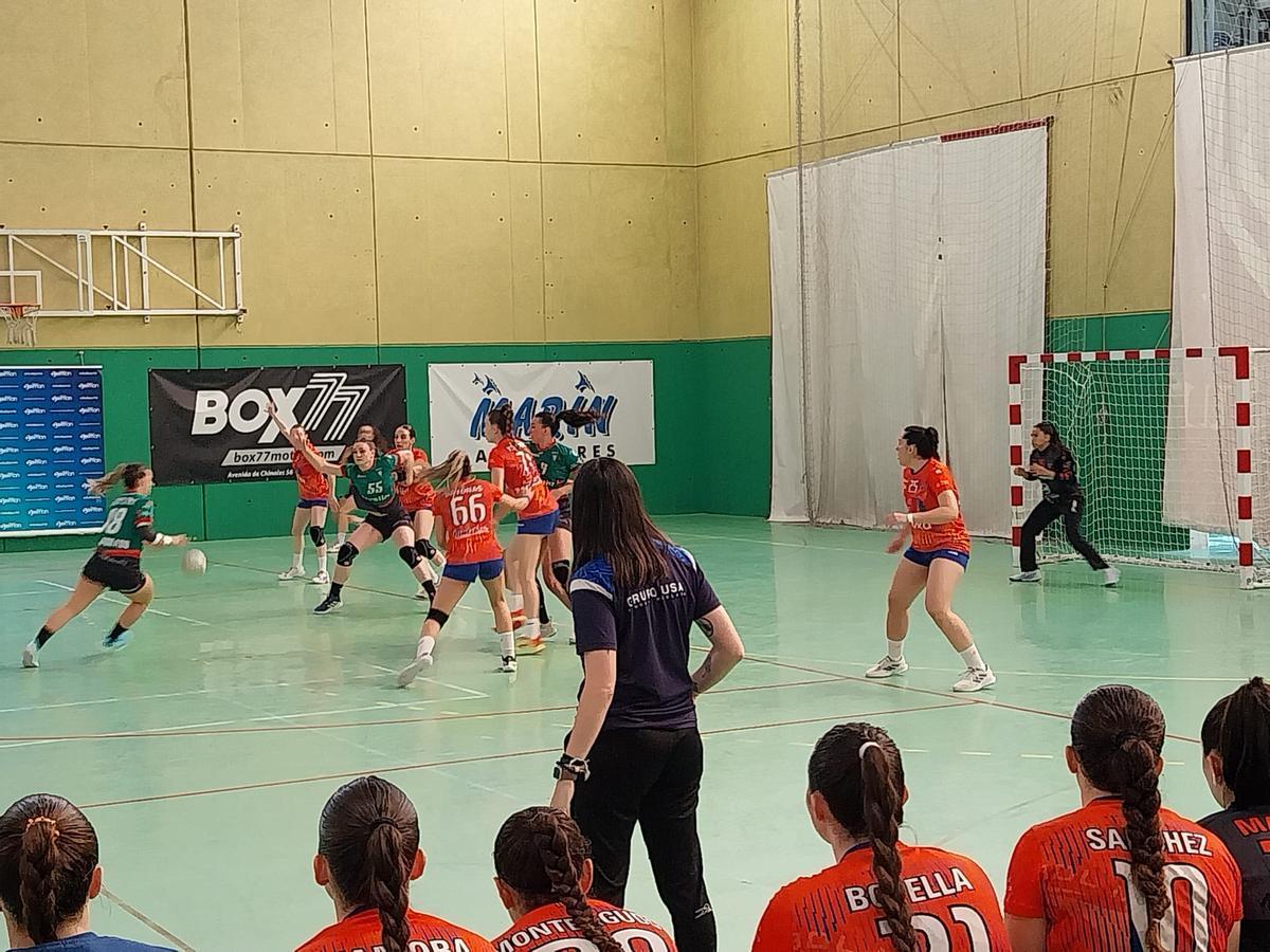 Partido del Grupo USA Handbol Mislata en la Fase de Campeonas