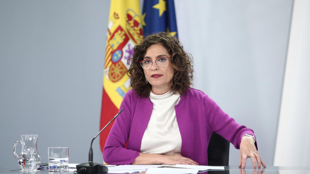 La ministra de Hacienda y portavoz del Gobierno, María Jesús Montero.