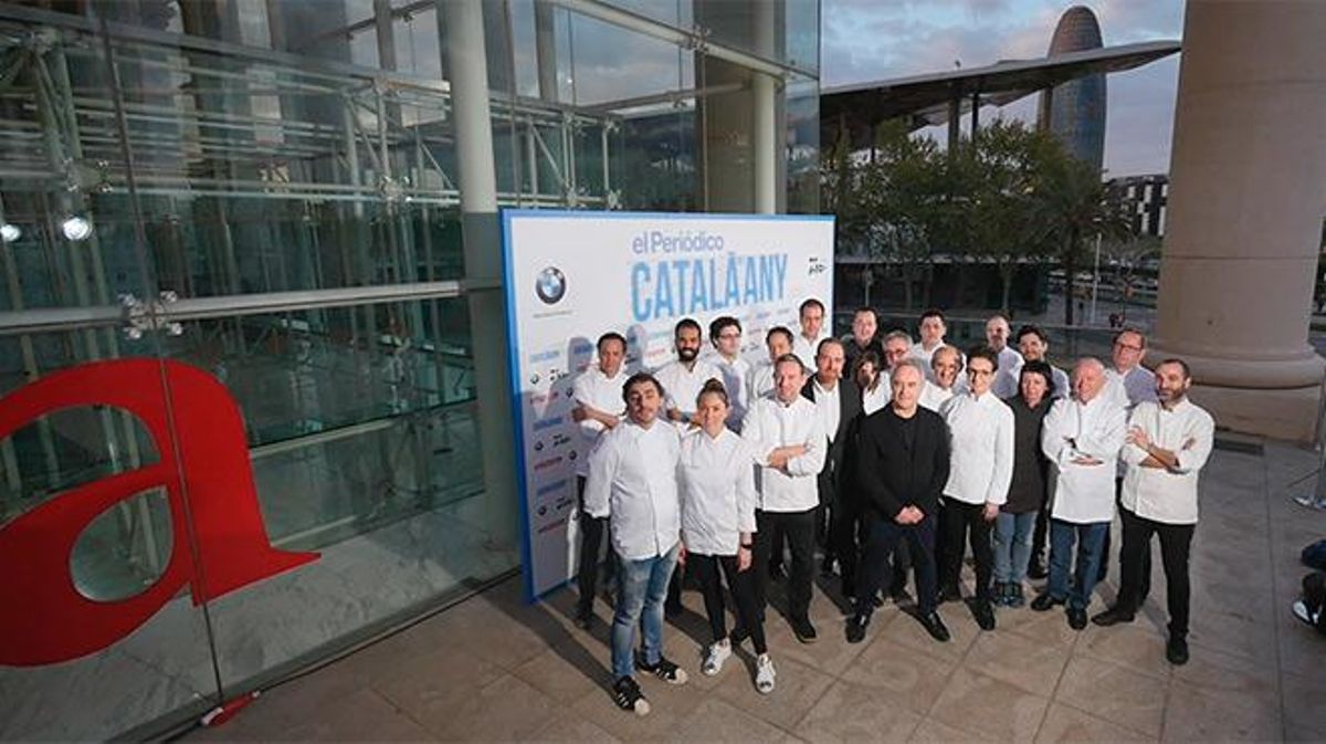 Els cuiners a la {Gala} del Català de {lany}