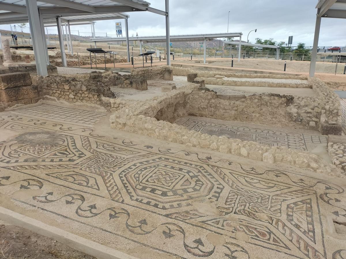 La villa romana de Antequera destaca por la amplitud de sus mosaicos.