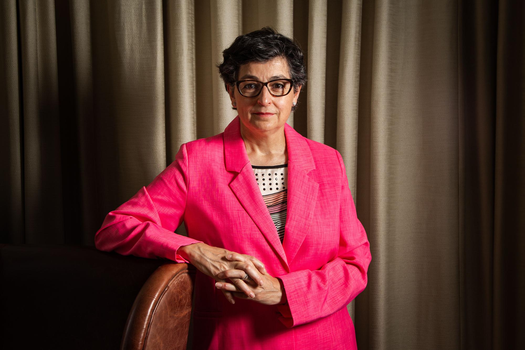 La exministra de Asuntos Exteriores, Unión Europea y Cooperación del Gobierno de España, Arancha González Laya, en Madrid.