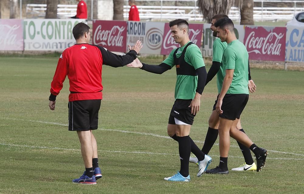 Primera jornada de Juan Merino como entrenador del Córdoba CF.