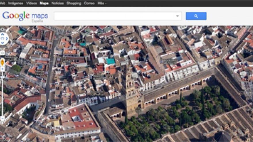 Google Maps estrena con la Mezquita su vista 45º en España