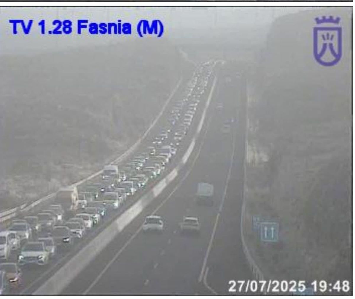 Accidente en el túnel de Güímar
