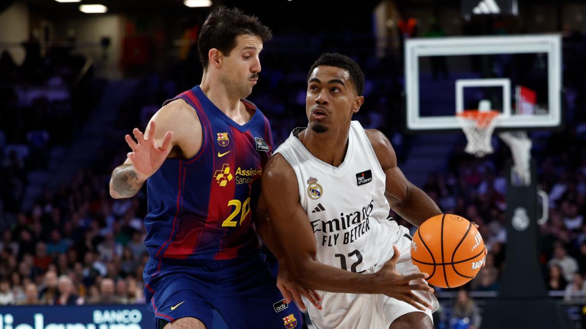 Barça y Real Madrid se enfrentan hoy domingo 22 de marzo en el clásico de la Liga Endesa