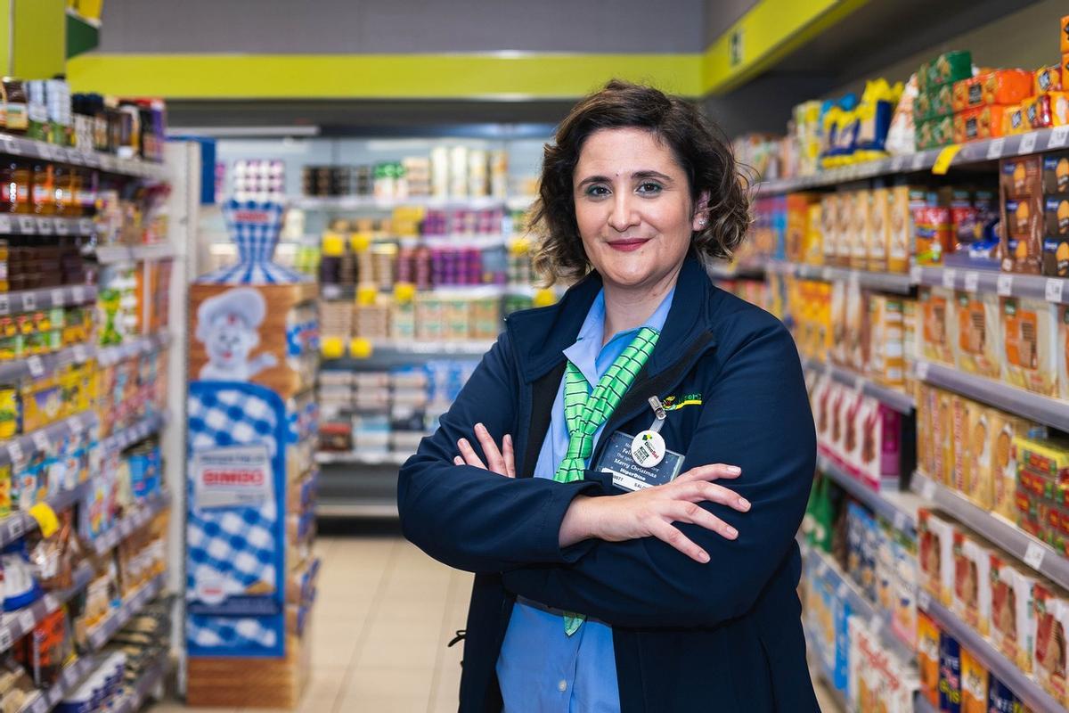 Salomé González, gerente de Hiperdino Tías, en Lanzarote.