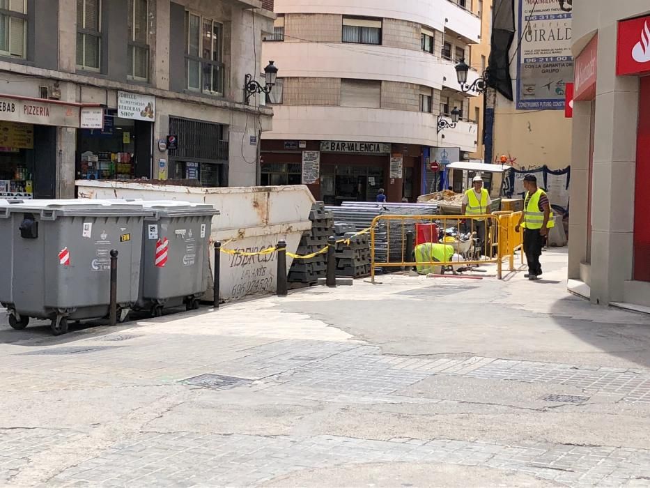 Obras del aparcamiento de Brujas