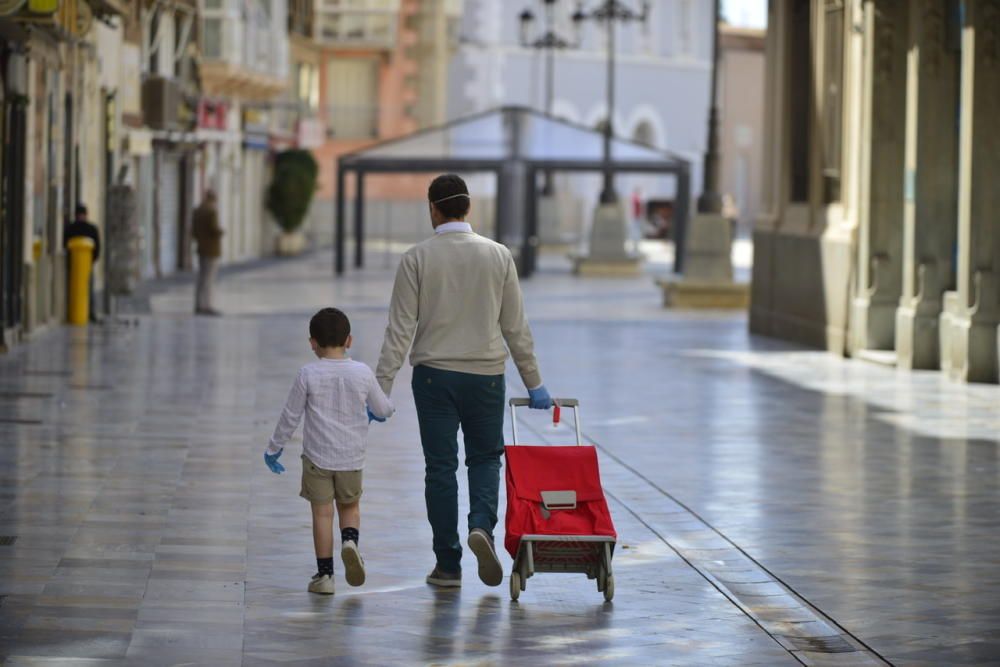 Así ha sido el primer día de desconfinamiento para los niños de Cartagena