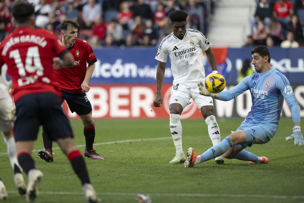 El enfrentamiento entre el Osasuna y Real Madrid de Liga de la temporada anterior