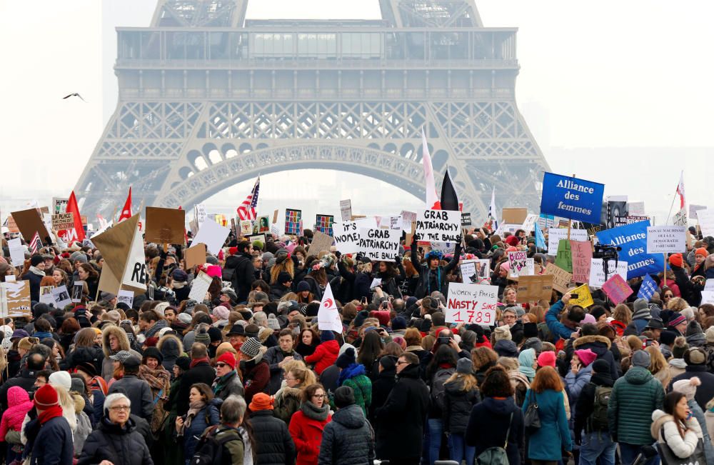 Protestas contra Donald Trump en París