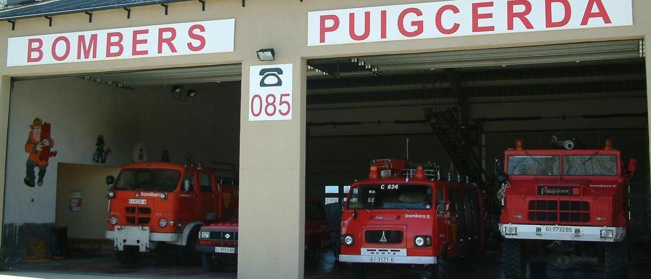 Imatge d&#039;arxiu del Parc de Bombers Voluntaris de Puigcerdà