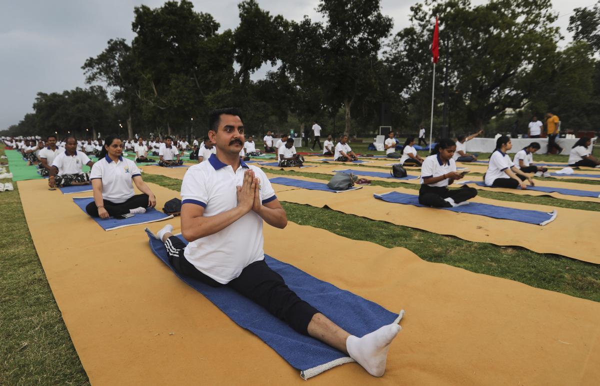 Día Internacional del Yoga en la India