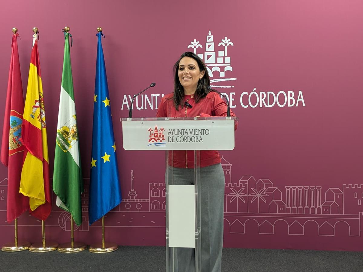 La concejala del PSOE en el Ayuntamiento de Córdoba Carmen González.
