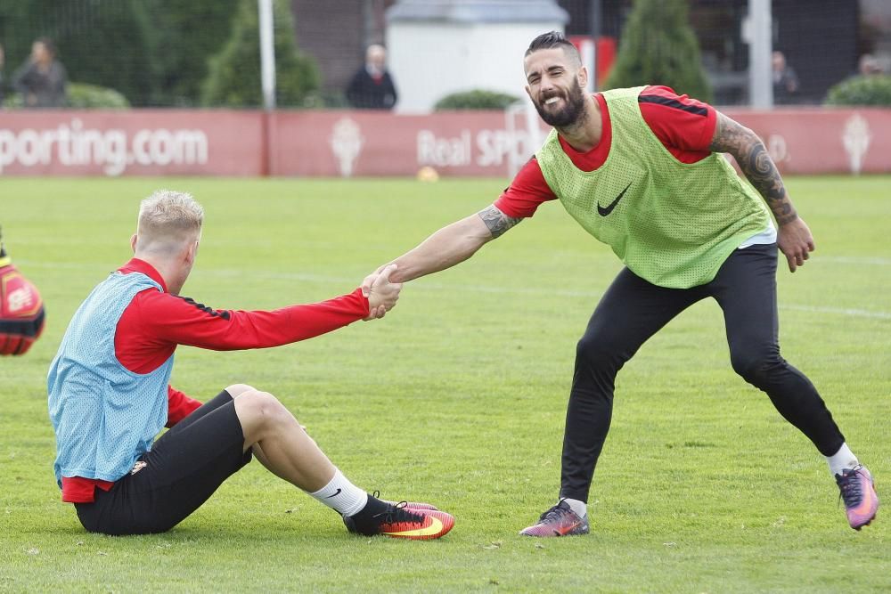 Entrenamiento del Sporting