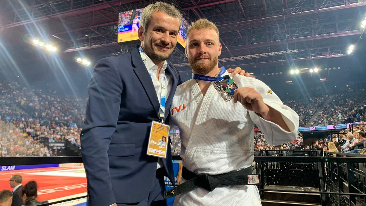 Salva Cases se ha proclamado subcampeón de Europa de judo en -73 kg