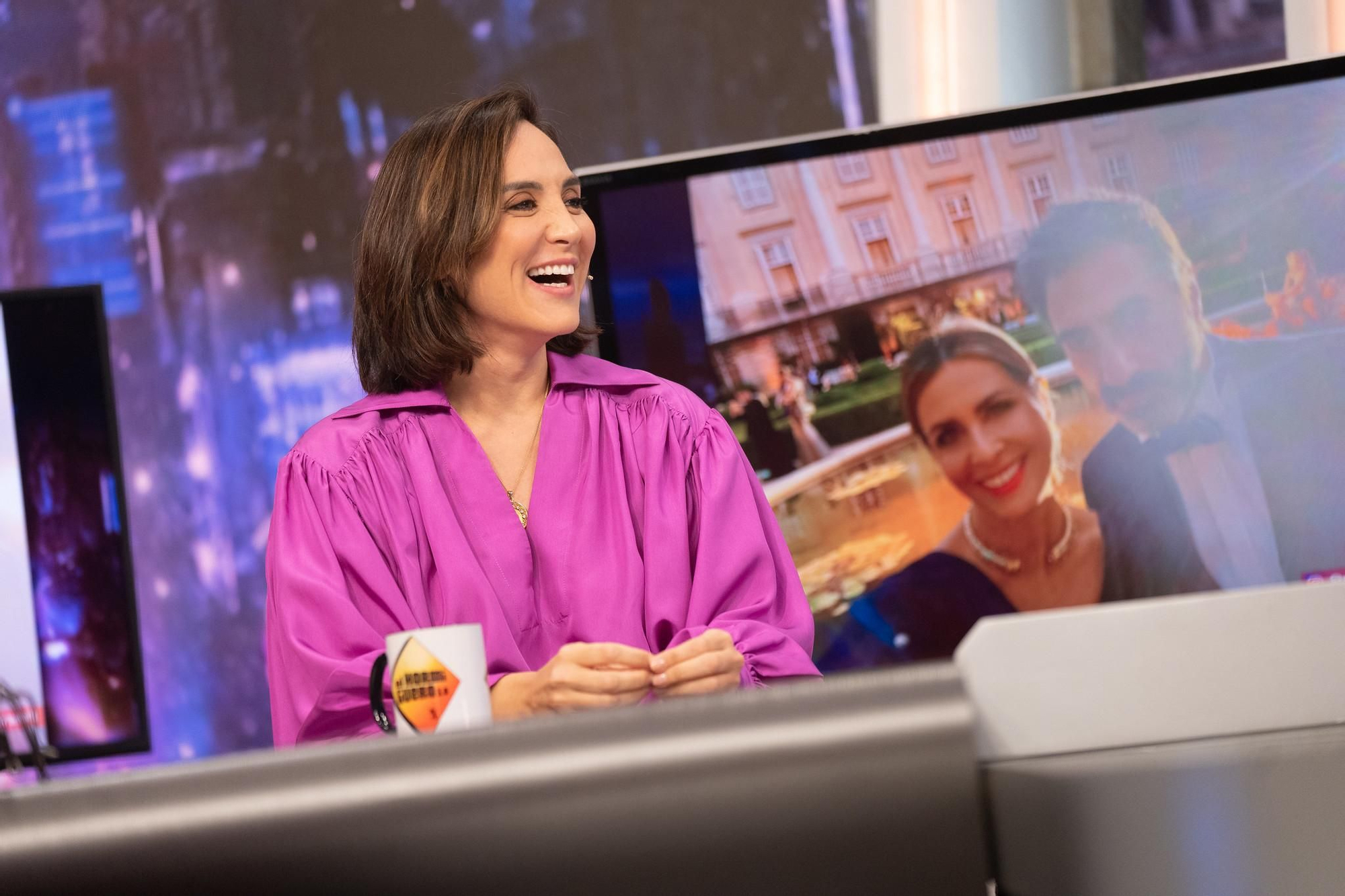 Tamara Falcó con blusa de Róhe