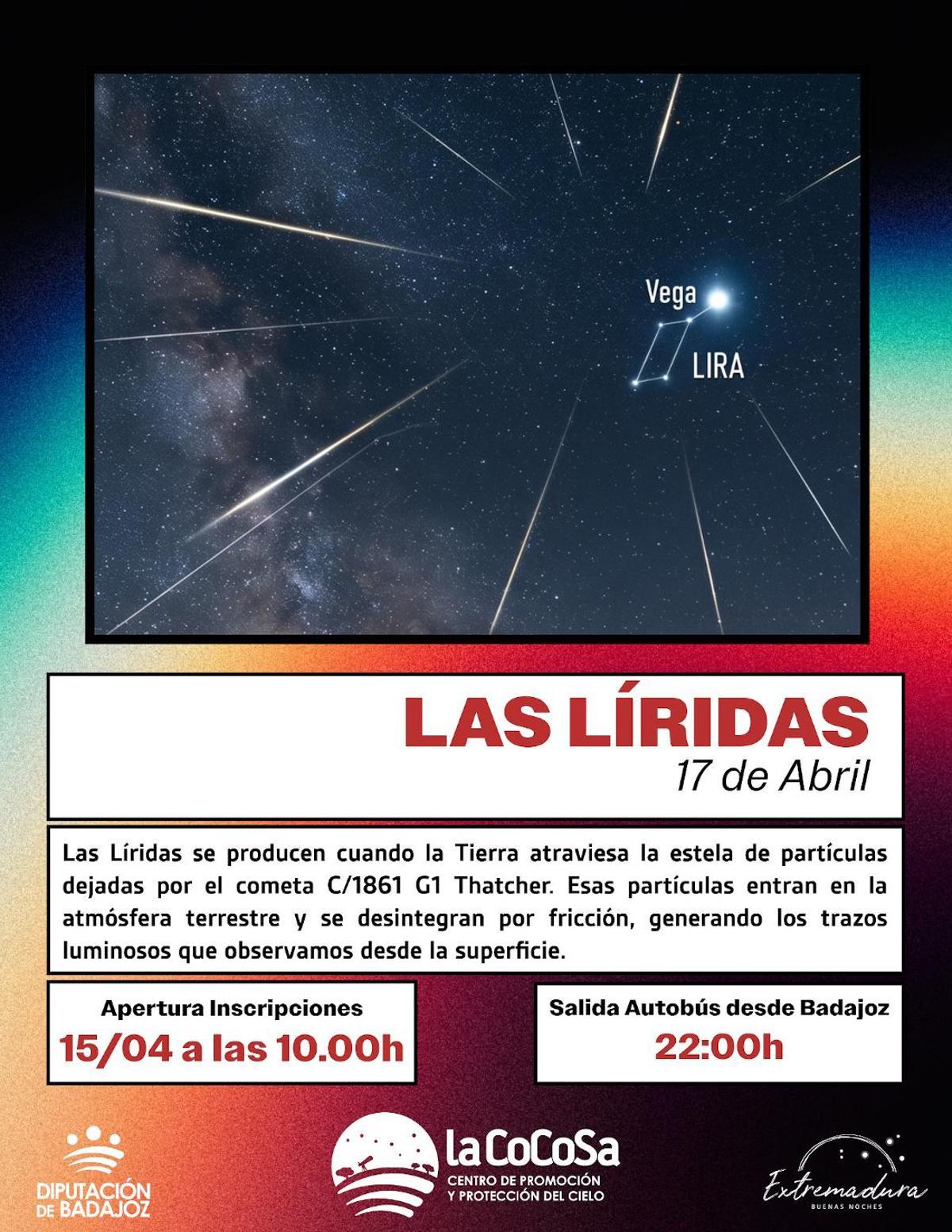 Cartel de la actividad 'Las Líridas'.
