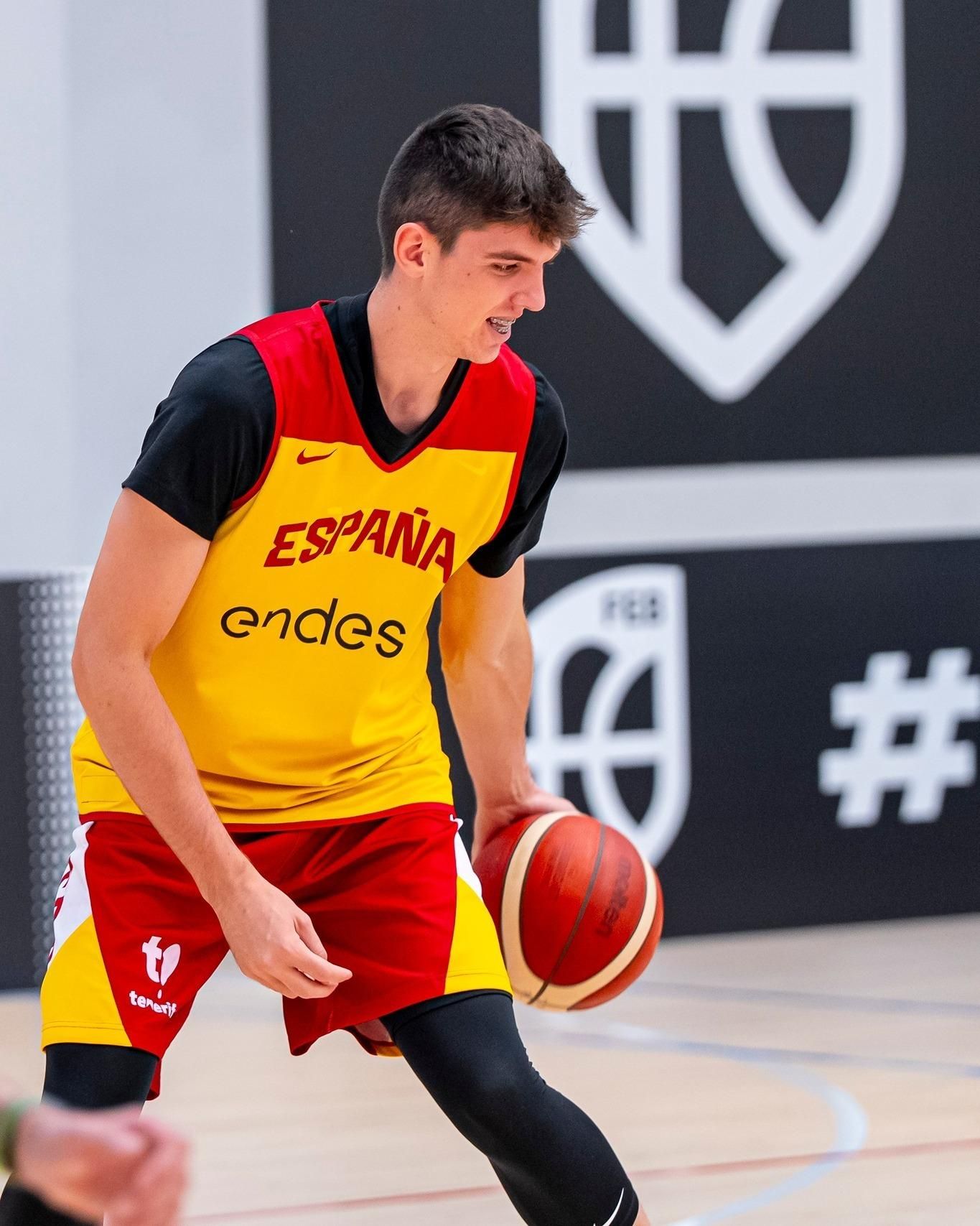 Primer entrenamiento con España de los jugadores del Valencia Basket