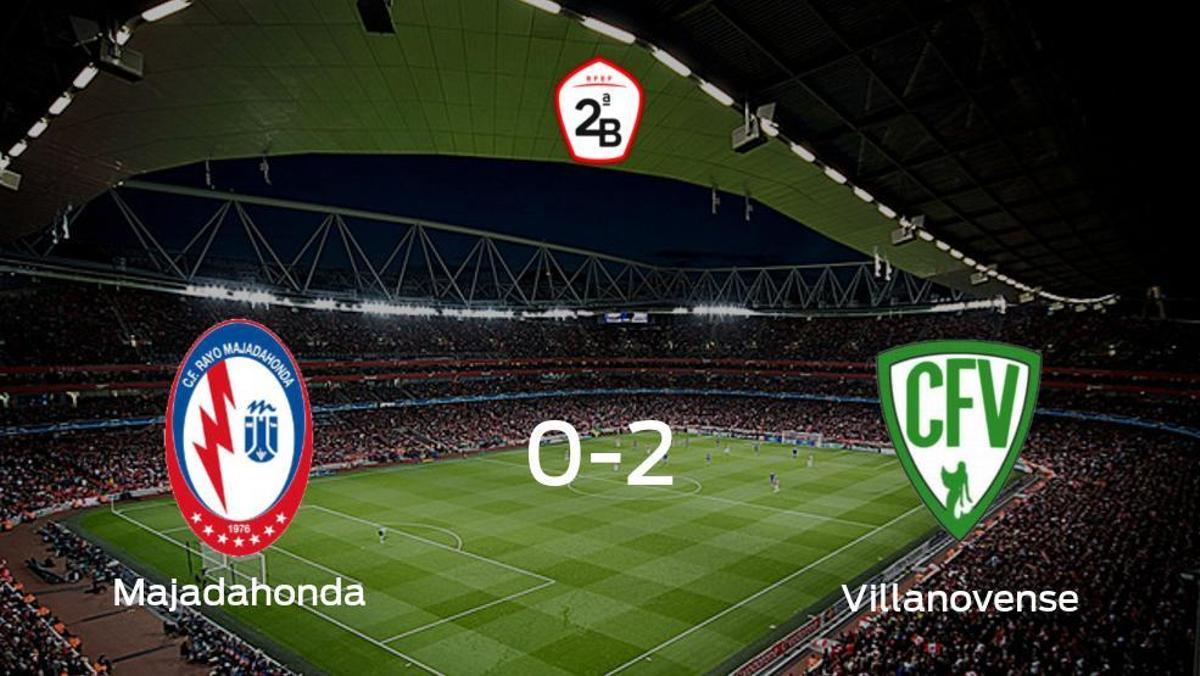El Villanovense se queda con los tres puntos después de derrotar 0-2 al Rayo Majadahonda